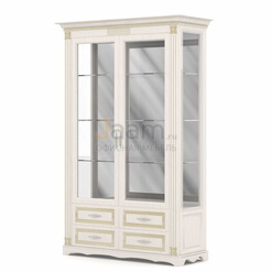 Кабинет руководителя Офисный шкаф-витрина ПК-МНК-ШК212Х129С2/Я4