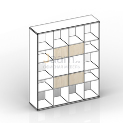 Мебель для персонала Комплект задних стенок SPBAC3824