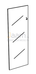 Мебель для персонала Дверь стеклянная средняя прозрачная (1шт) К 623