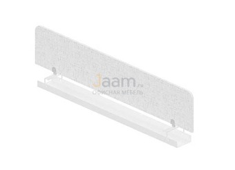 Мебель для персонала Экран-перегородка (Ткань) с кабель-каналом для сдвоенных столов RP-98.3,MKZ-0180