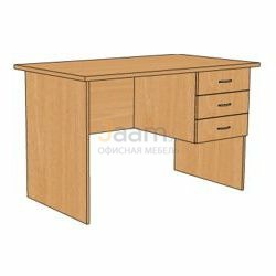 Мебель для персонала Стол письменный с 3 ящ. СФ225
