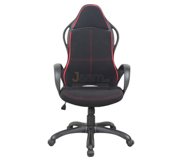 Кресло для руководителя Force EX-516 черное с красными вставками